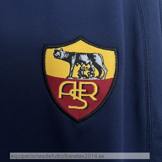 Nuevo 3ª Camiseta As Roma Retro 2000 2001 Azul Baratas